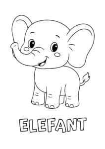 dyr med seks plus bogstaver elefant 1