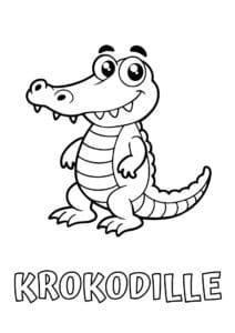 dyr med seks plus bogstaver krokodille 1