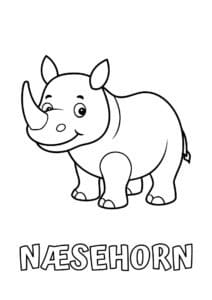dyr med seks plus bogstaver naesehorn 1