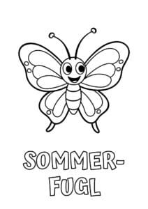 dyr med seks plus bogstaver sommerfugl 1