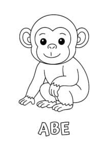 dyr med to bogstaver abe 1