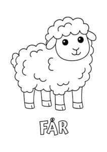 dyr med to bogstaver faar 1