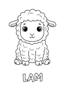 dyr med to bogstaver lam 1