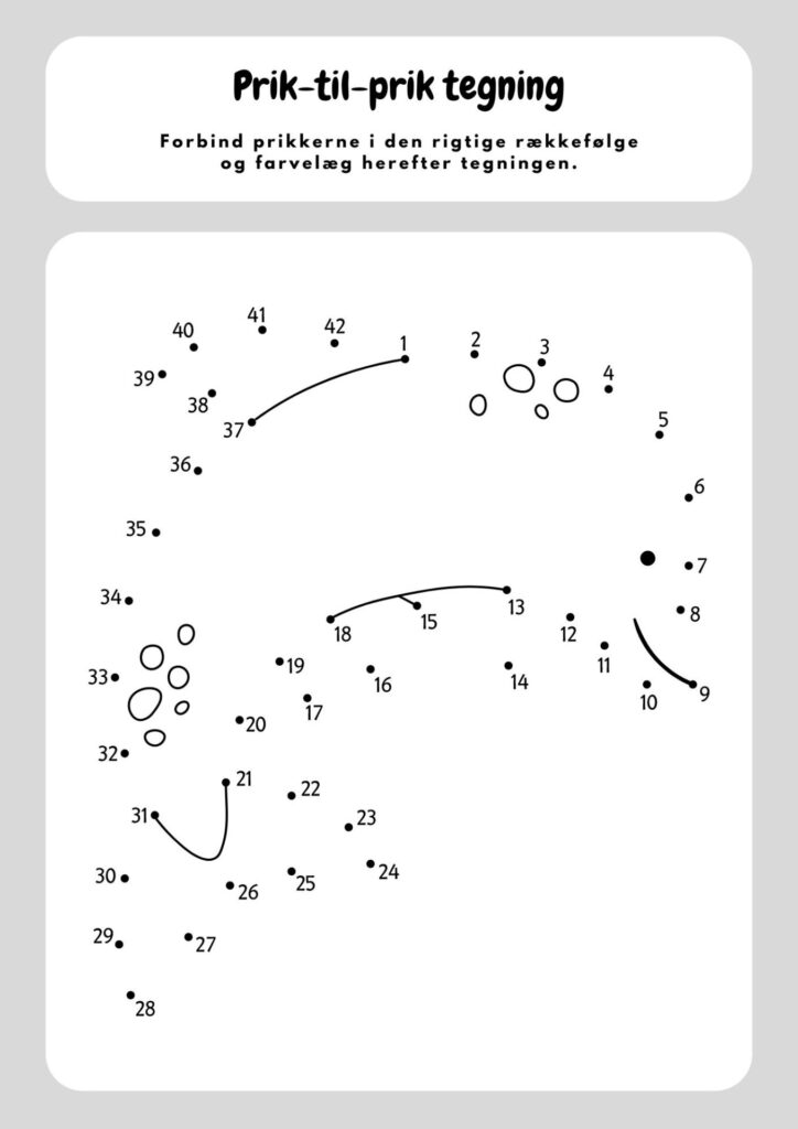prik til prik tegning dyr 12 1