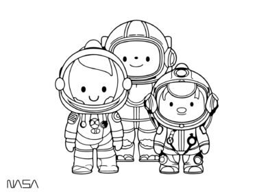 tegning astronaut 4