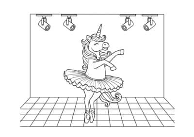 tegning af balletdanser 21