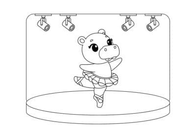 tegning af balletdanser 24
