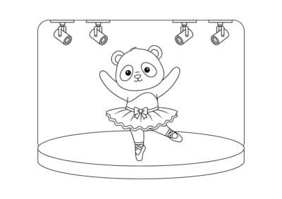 tegning af balletdanser 25