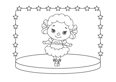 tegning af balletdanser 27