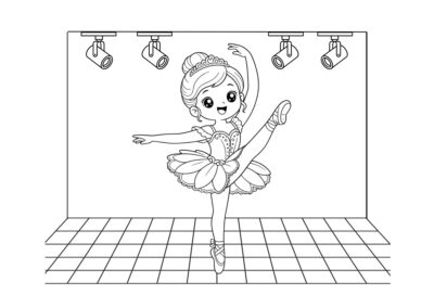 tegning af balletdanser 29