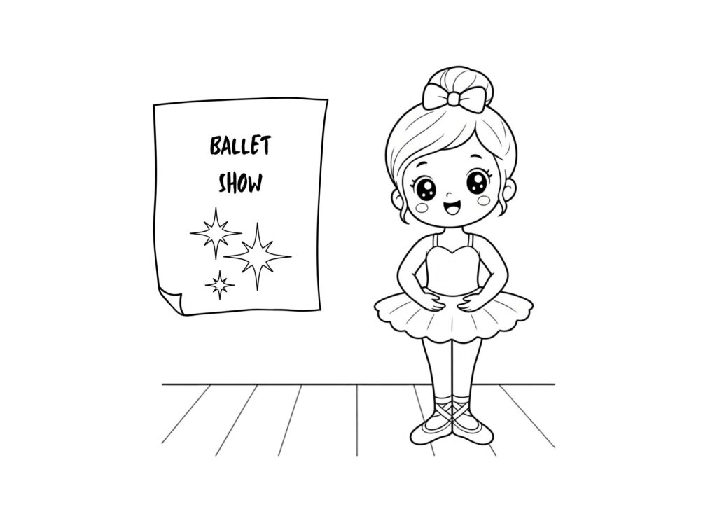 tegning af balletdanser 31