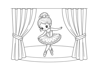 tegning af balletdanser 32