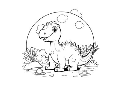 tegning af dinosaur 50