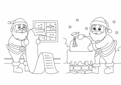 tegning af julemand 5