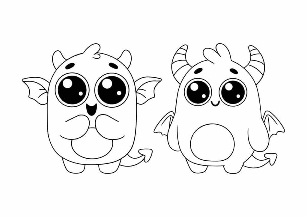 tegning af monster 25