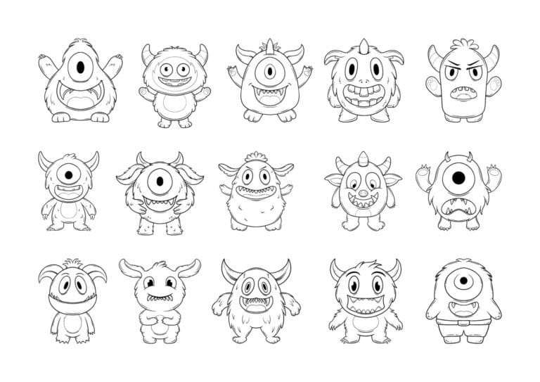 tegning-af-monster-27