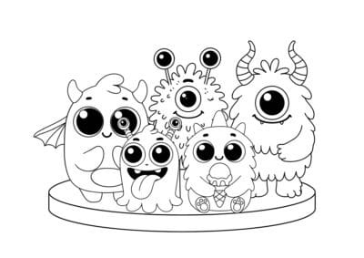 tegning af monster 30