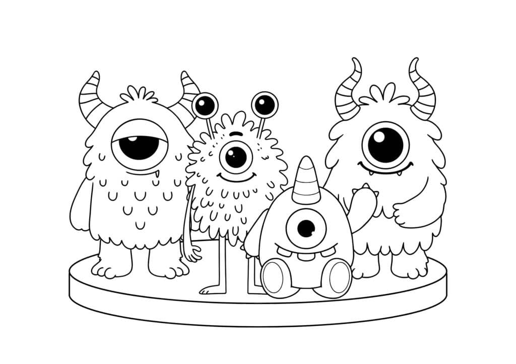 tegning af monster 31