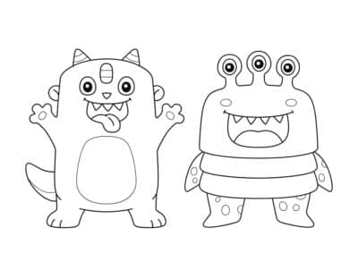 tegning af monster 32