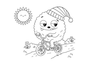 tegning af monster 38