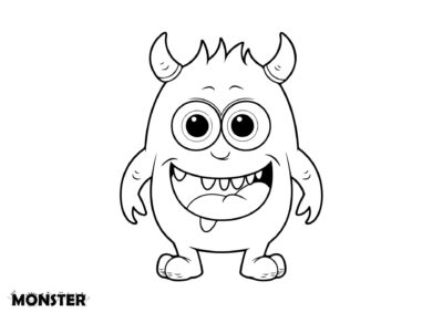 tegning af monster 4