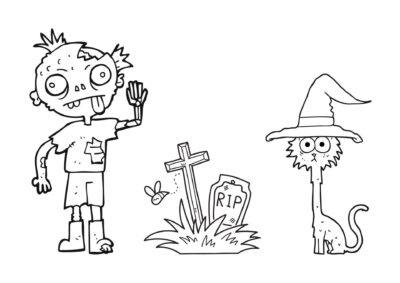 tegning halloween 1