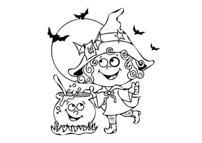 tegning halloween 21