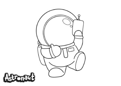 tegning af astronaut 20