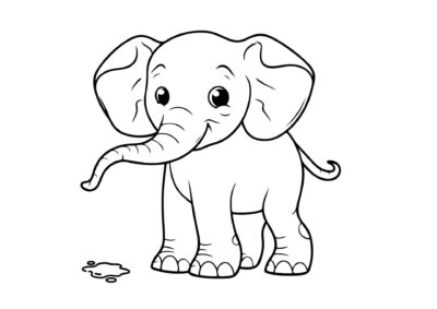 tegning af elefant 10