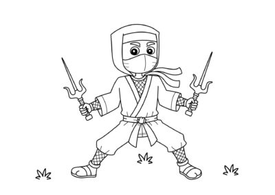 tegning af ninja 13