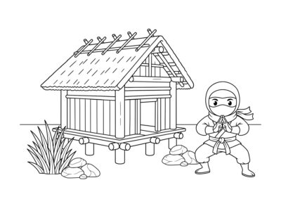 tegning af ninja 27