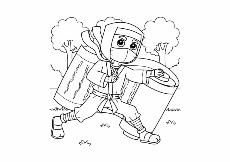Ninjaer 35 tegning-af-ninja-3