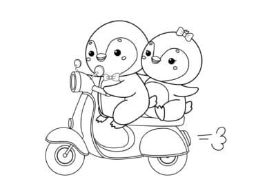 tegning af pingvin 3