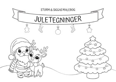 Print malebog 1 malebog juletegninger