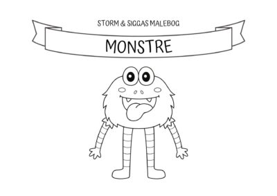 Print malebog 5 malebog monstre