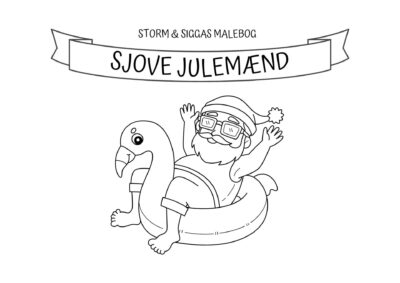Print malebog 10 malebog sjov julemand