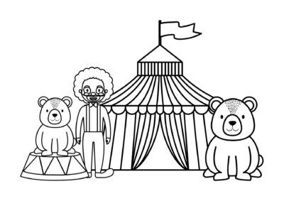 tegning af cirkus 16