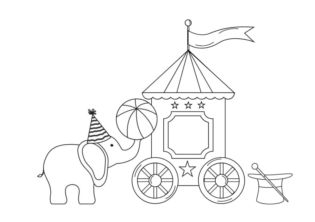 tegning af cirkus 32