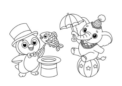 Tegninger fra cirkus 32 tegninger af cirkus 36