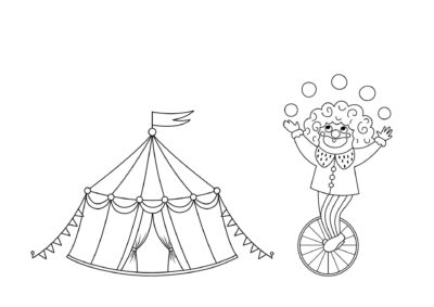 Tegninger fra cirkus 35 tegninger af cirkus 39