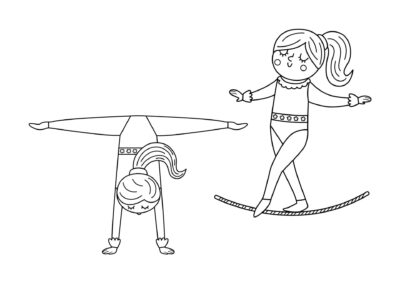 Tegninger fra cirkus 42 tegninger af cirkus 46