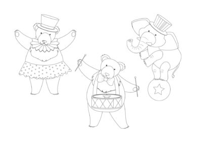 Tegninger fra cirkus 51 tegninger af cirkus 54 1