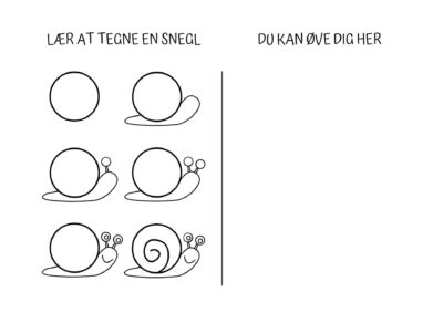 step by step snegl