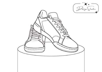 tegning af sneakers 5