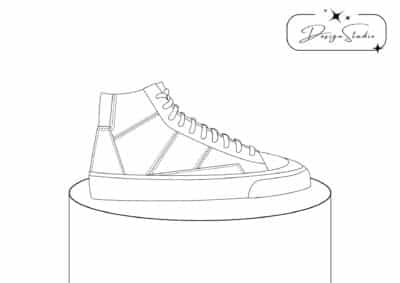 tegning af sneakers 6