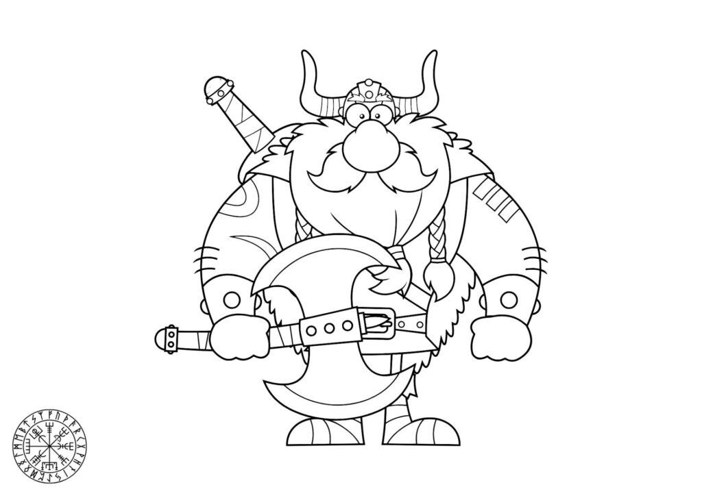 tegning af viking 4