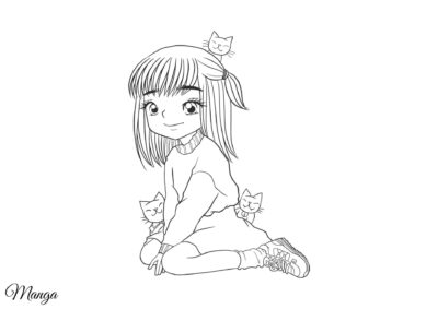 Manga tegninger 7 Manga tegning 29