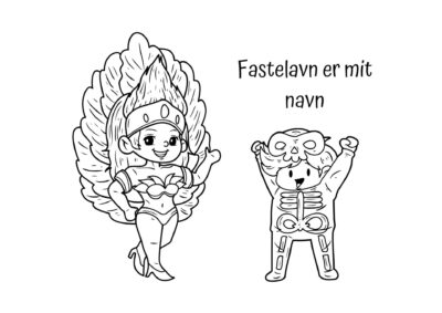 Tegninger til fastelavn 33 Tegning fastelavn 48