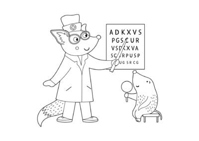 tegning af dyrlaege 1