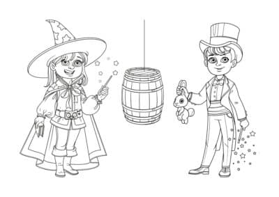 tegning fastelavn 55